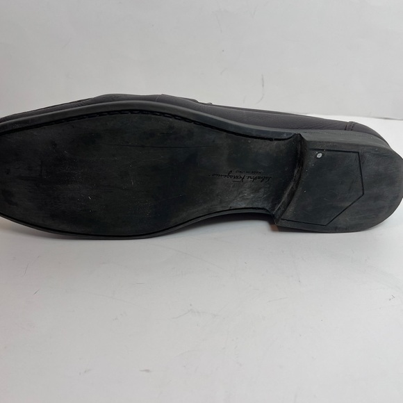 Salvatore Ferragamo Men’s Brown Leather Slip-on Driving Loafers Size 10